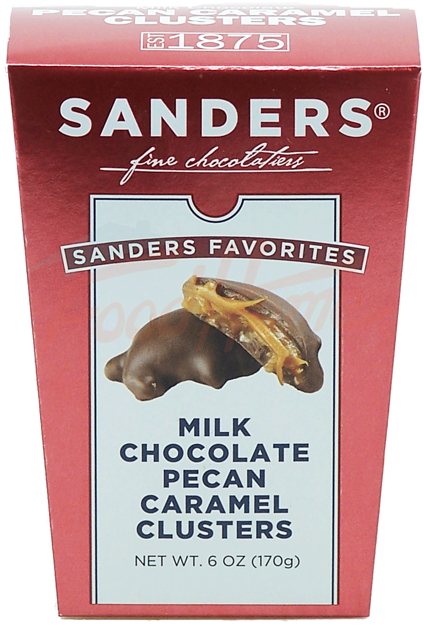 Sander's fine chocolatiers milk chocolate pecan torties Full-Size Picture